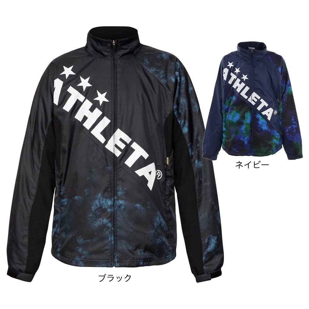 アスレタ（ATHLETA）（キッズ）サッカー フットサルウェア ジュニア 裏地付きウインドジャケット 2356J BLK