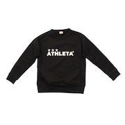 アスレタ（ATHLETA）（キッズ）サッカー フットサルウェア ジュニア 防風スウェットシャツ 3357J BLKXBLK