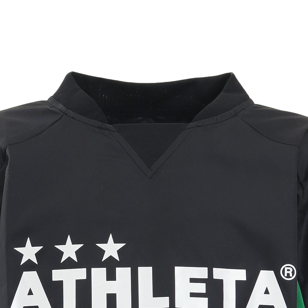 アスレタ｜サッカー フットサルウェア ジュニア ピステジャケット XE-415J BLK - スポーツ用品はスーパースポーツゼビオ