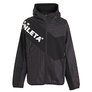 (キッズ)サッカー フットサルウェア ジュニア ストレッチトレーニングジャケット 4146J BLK