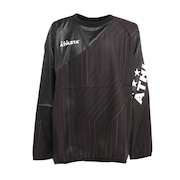 (キッズ)サッカー フットサルウェア ジュニア グラフィックピステシャツ 2372J BLK