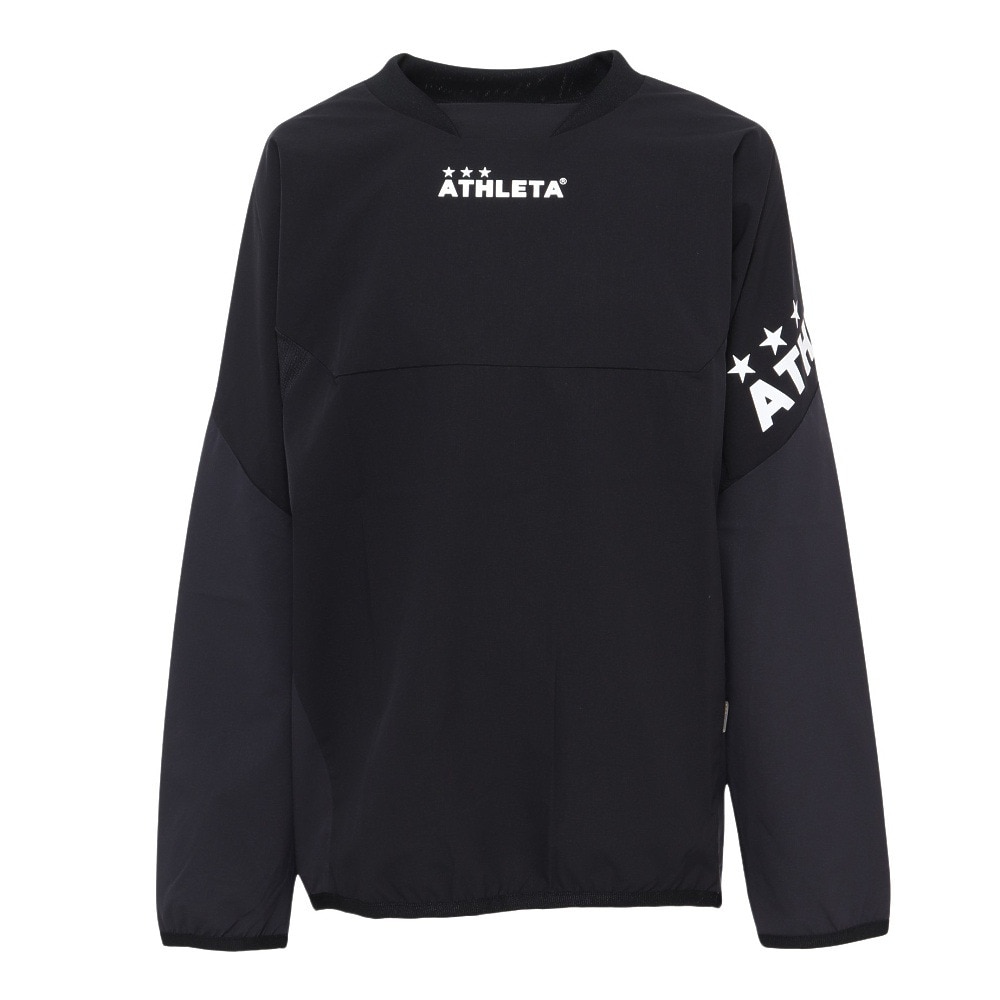 アスレタ（ATHLETA）（キッズ）サッカー フットサルウェア ジュニア ウインドウォームシャツ 2398J BLK