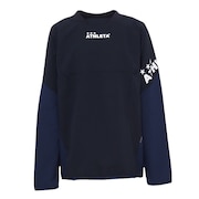 (キッズ)サッカー フットサルウェア ジュニア ウインドウォームシャツ 2398J NVY