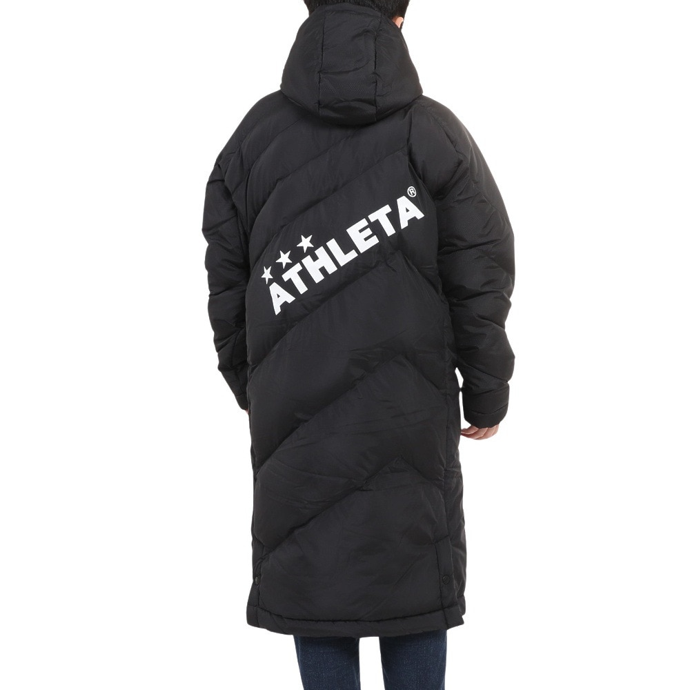 アスレタ（ATHLETA）（キッズ）サッカー フットサルウェア ジュニア ベンチコート 4155J BLK