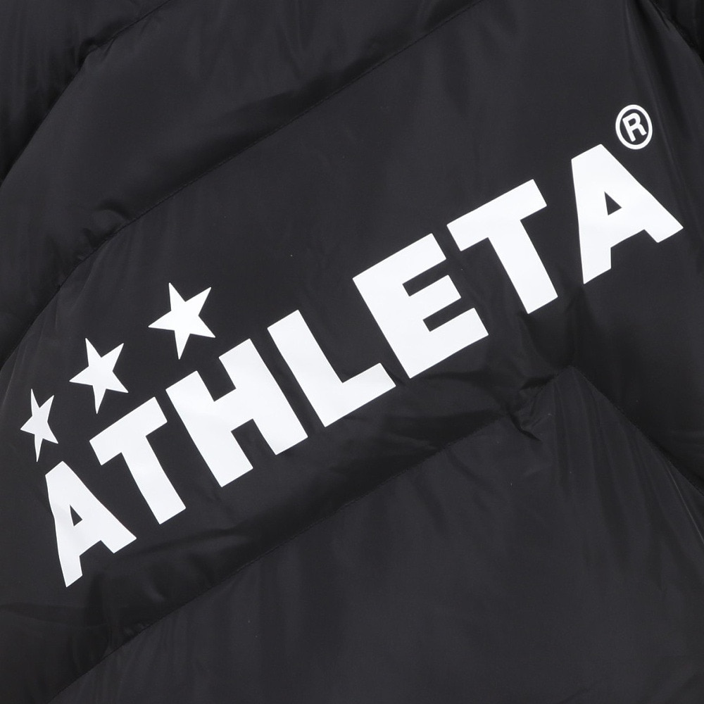 アスレタ（ATHLETA）（キッズ）サッカー フットサルウェア ジュニア ベンチコート 4155J BLK