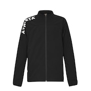 (キッズ)サッカー フットサルウェア ジュニア 裏地付きストレッチトレーニングジャケット 2400J BLK
