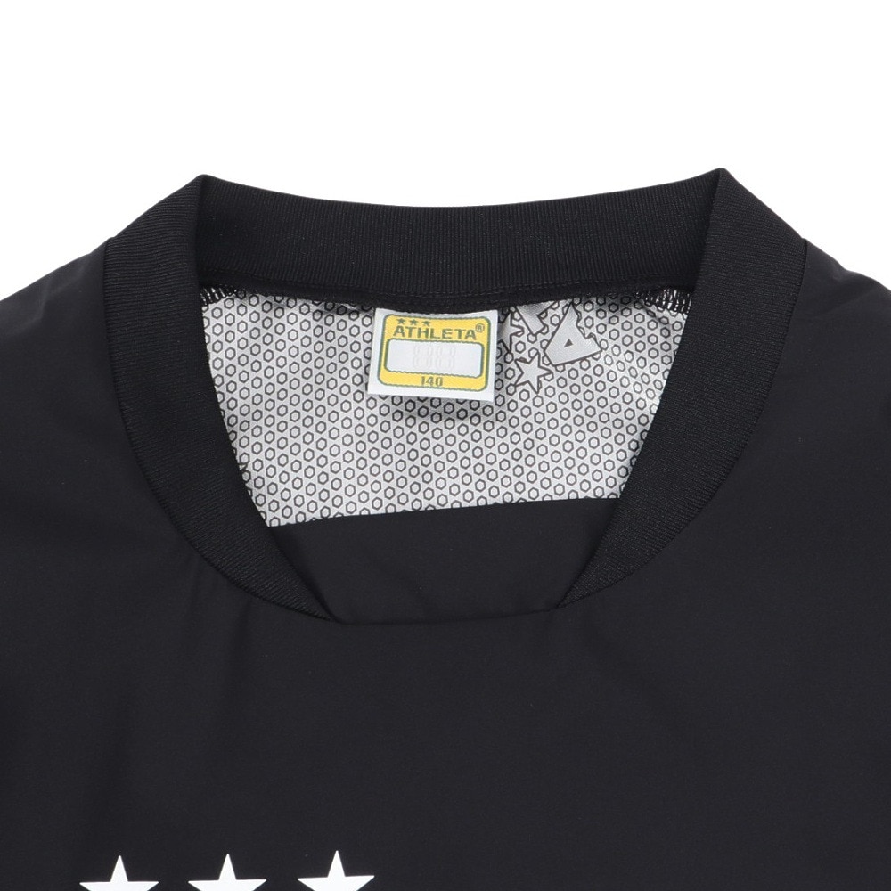 アスレタ（ATHLETA）（キッズ）ジュニア サッカー フットサルウェア ウインドウォームシャツ 2411J BLK