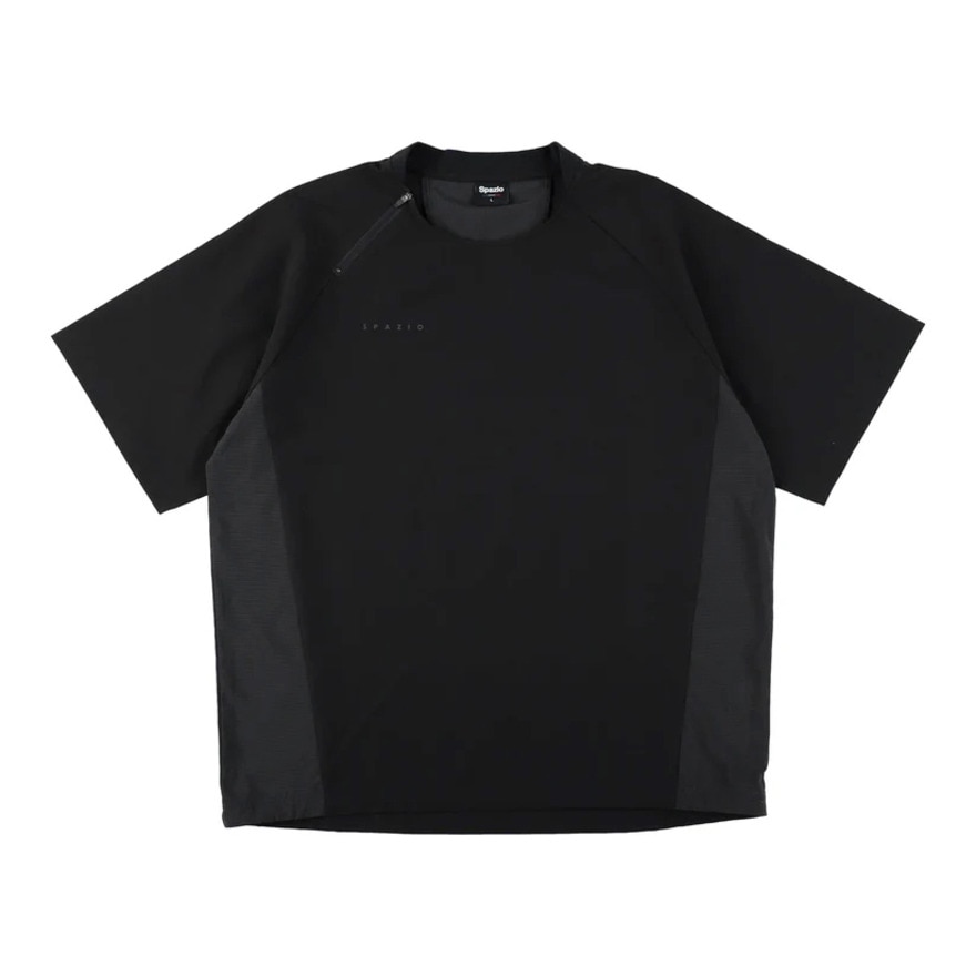 スパッツィオ（SPAZIO）（キッズ）サッカー フットサルウェア ジュニア ドットメッシュ切替半袖ピステシャツ GE-1012-02