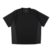 (キッズ)サッカー フットサルウェア ジュニア ドットメッシュ切替半袖ピステシャツ GE-1012-02