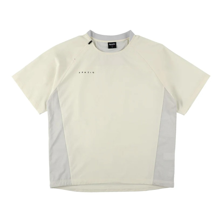 スパッツィオ（SPAZIO）（キッズ）サッカー フットサルウェア ジュニア ドットメッシュ切替半袖ピステシャツ GE-1012-34