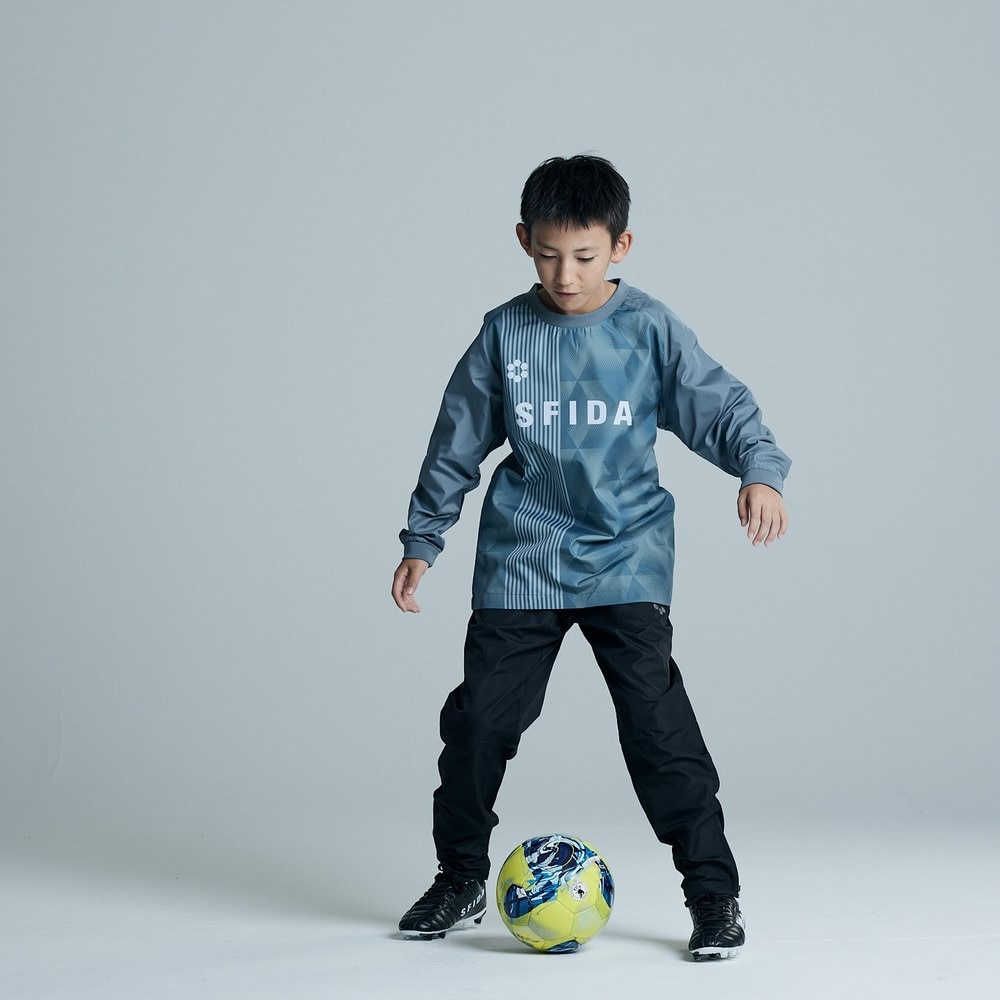 スフィーダ（SFIDA）（キッズ）サッカー フットサルウェア キッズ ジュニア 裏メッシュピステトップ SA-24X54JR GRY