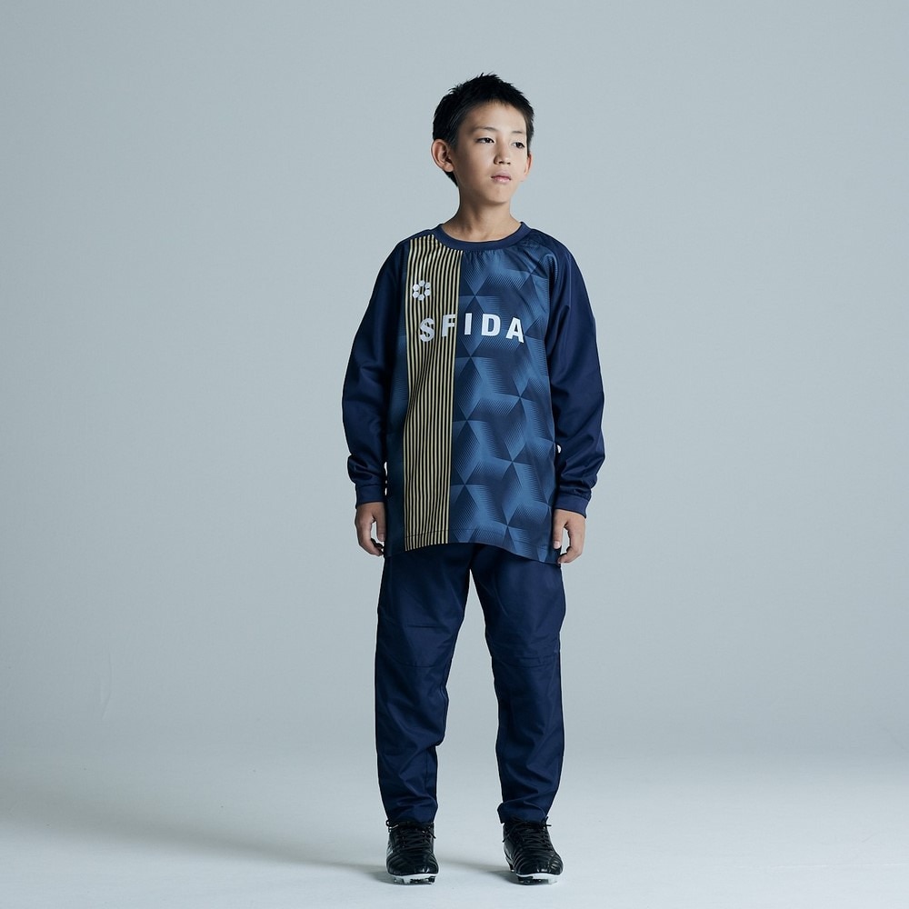 スフィーダ（SFIDA）（キッズ）サッカー フットサルウェア キッズ ジュニア 裏メッシュピステトップ SA-24X54JR NVY
