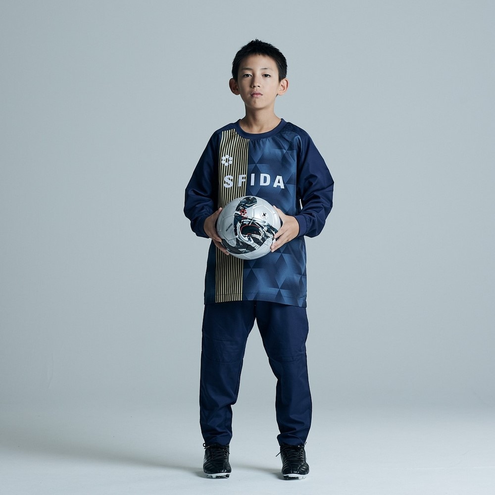 スフィーダ（SFIDA）（キッズ）サッカー フットサルウェア キッズ ジュニア 裏メッシュピステトップ SA-24X54JR NVY