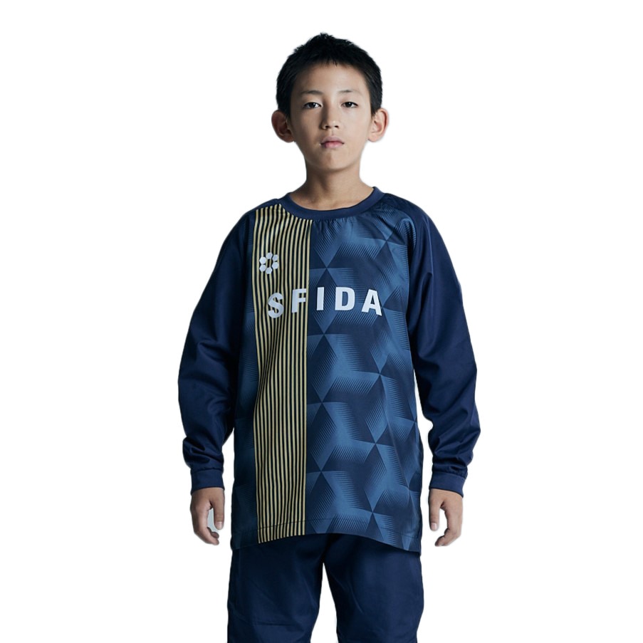 スフィーダ（SFIDA）（キッズ）サッカー フットサルウェア キッズ ジュニア 裏メッシュピステトップ SA-24X54JR NVY