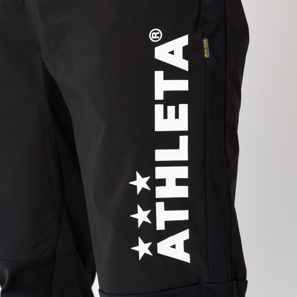 アスレタ（ATHLETA）（キッズ）サッカー フットサルウェア ジュニア 裏地付きストレッチトレーニングパンツ 2401J BLK