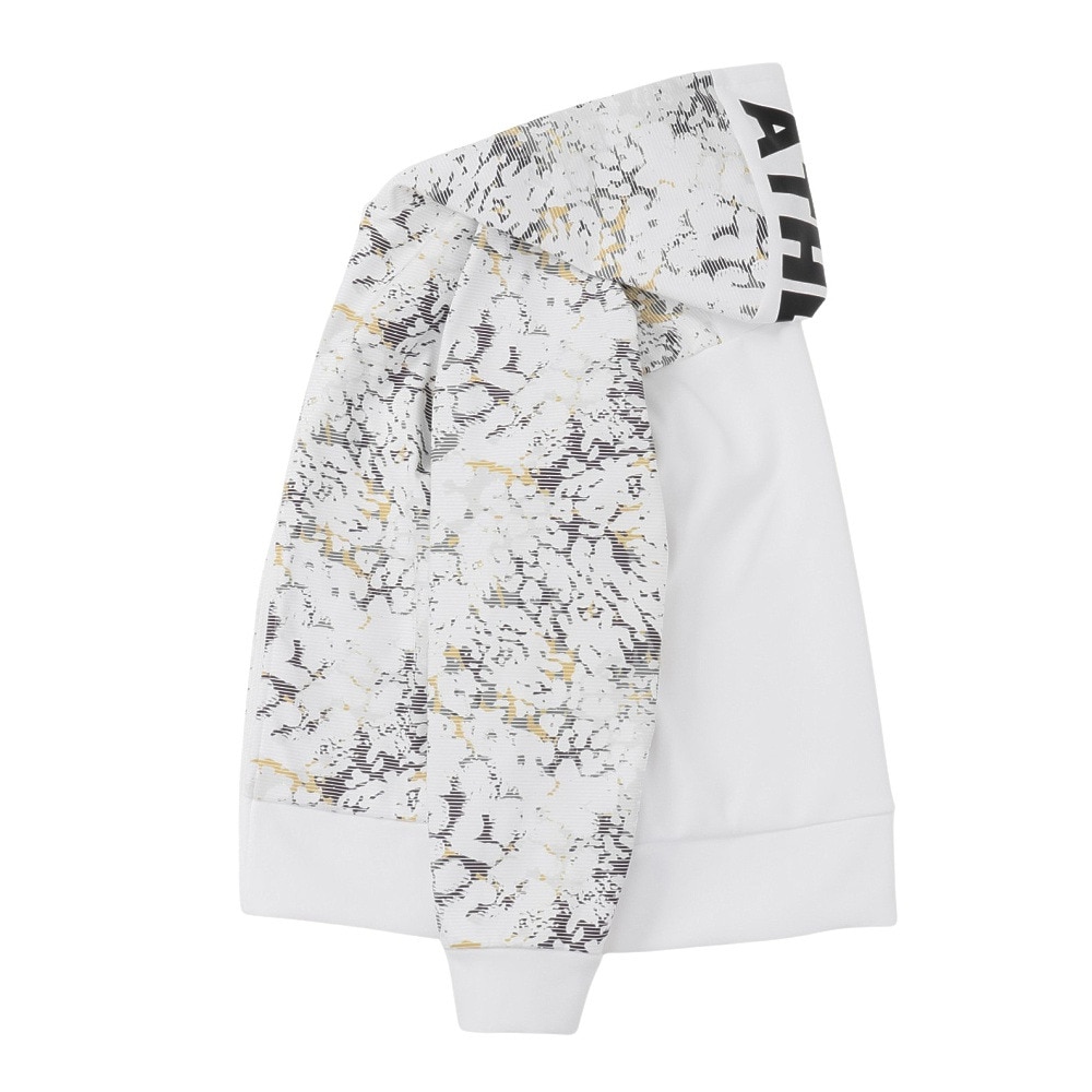 アスレタ（ATHLETA）（キッズ）サッカー フットサルウェア ジュニア 防風スウェット ジップ パーカー 3389J WHT