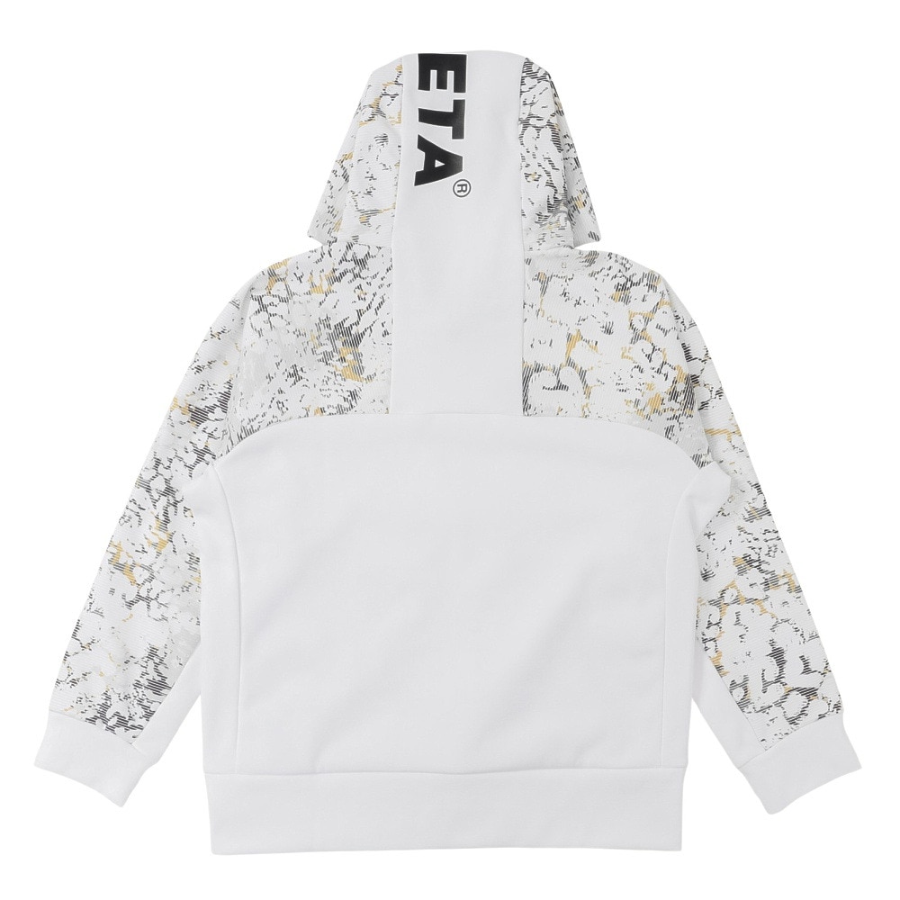 アスレタ（ATHLETA）（キッズ）サッカー フットサルウェア ジュニア 防風スウェット ジップ パーカー 3389J WHT