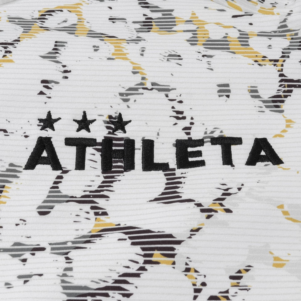 アスレタ（ATHLETA）（キッズ）サッカー フットサルウェア ジュニア 防風スウェット ジップ パーカー 3389J WHT