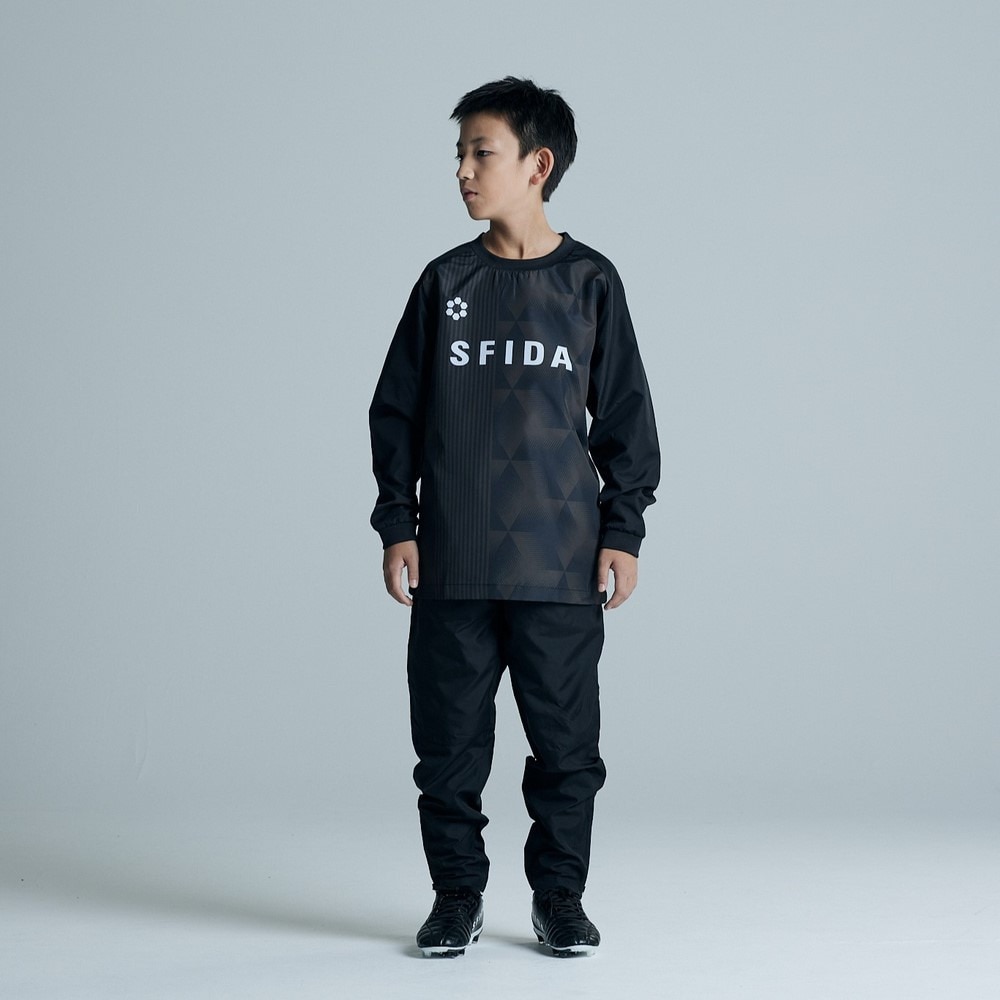 スフィーダ（SFIDA）（キッズ）サッカー フットサルウェア キッズ ジュニア 裏メッシュピステパンツ SA-24X55JR BLK
