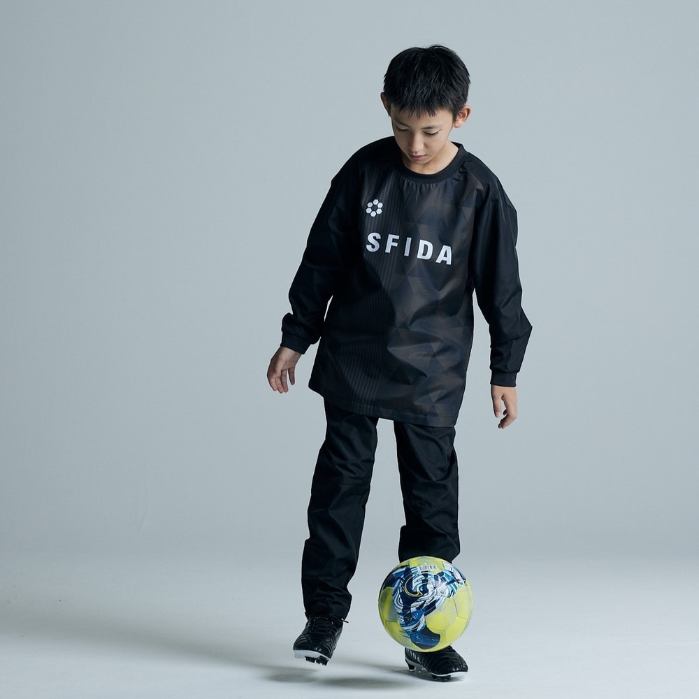 スフィーダ（SFIDA）（キッズ）サッカー フットサルウェア キッズ ジュニア 裏メッシュピステパンツ SA-24X55JR BLK