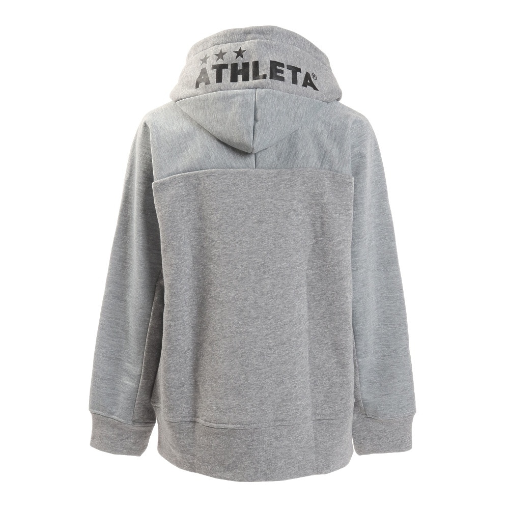 アスレタ（ATHLETA）（キッズ）ジュニア 防風スウェット フルジップパーカー 3355J GRYXGRY スポーツウェア