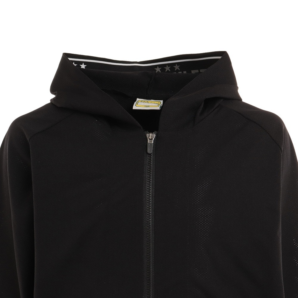 アスレタ（ATHLETA）（キッズ）ジュニア サッカー フットサルウェア スウェットジップパーカー 3359J BLK 速乾