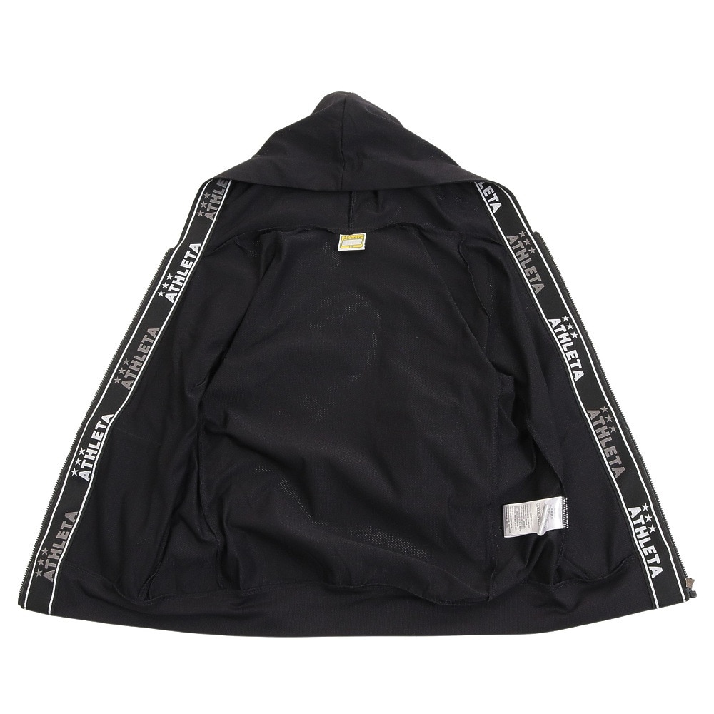 アスレタ（ATHLETA）（キッズ）ジュニア サッカー フットサルウェア スウェットジップパーカー 3359J BLK 速乾