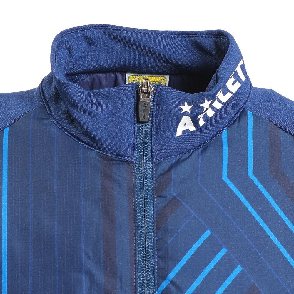 アスレタ（ATHLETA）（キッズ）サッカー フットサルウェア ジュニア 中綿ミドルジャージジャケット 2374J NVY