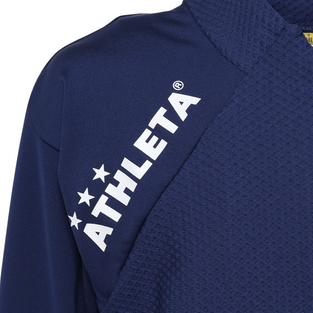 アスレタ（ATHLETA）（キッズ）サッカー フットサルウェア ジュニア トレーニングスリムジャージジャケット 2396J NVY