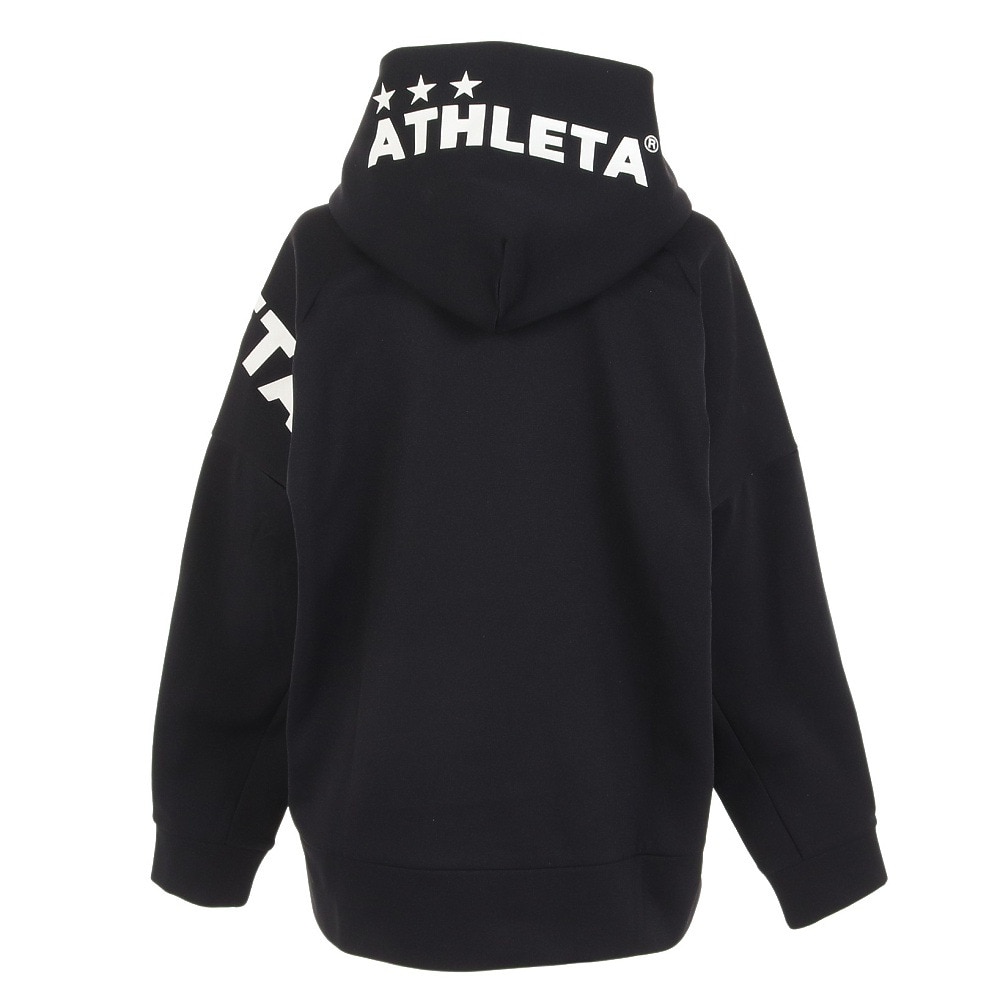 アスレタ（ATHLETA）（キッズ）ジュニア サッカー フットサルウェア スウェットジップパーカー 3377J BLK