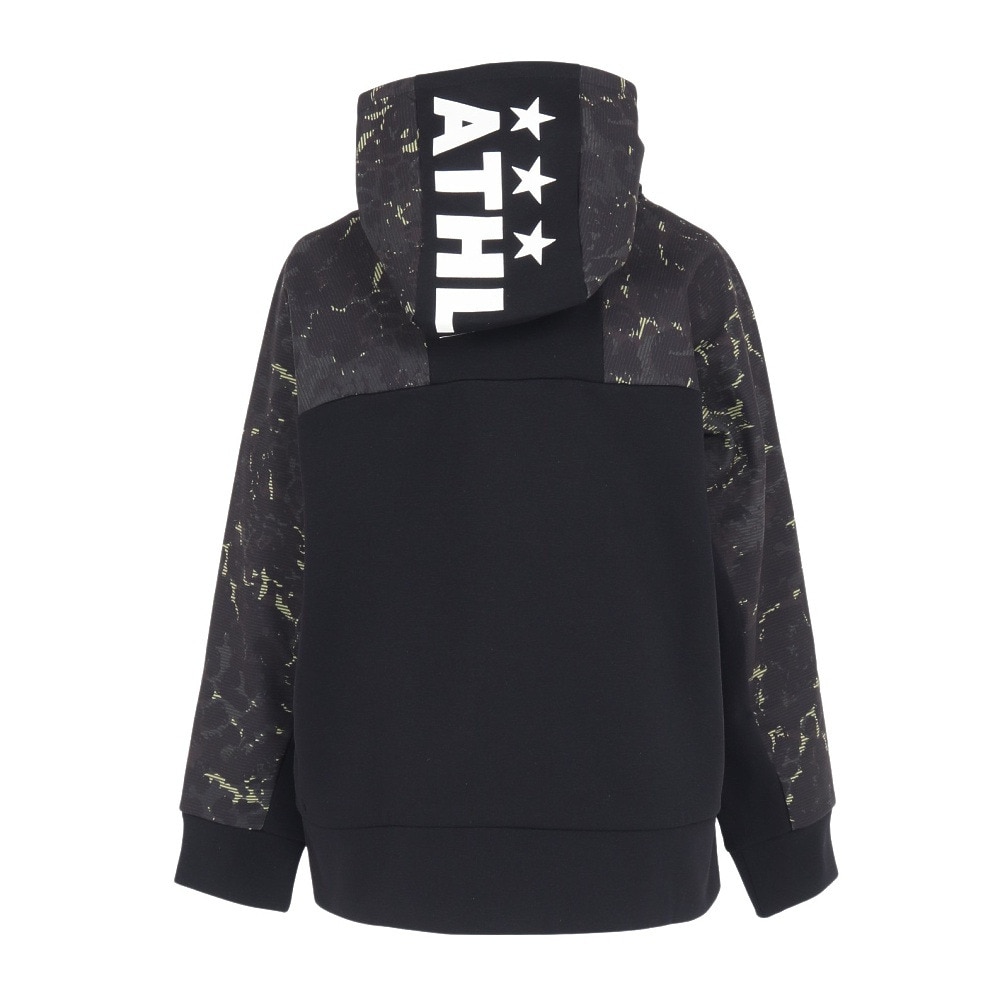 アスレタ（ATHLETA）（キッズ）サッカー フットサルウェア ジュニア 防風スウェット ZIP パーカー 3389J BLK