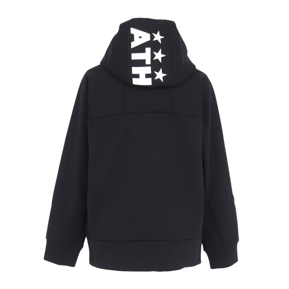 アスレタ（ATHLETA）（キッズ）サッカー フットサルウェア ジュニア 防風スウェット ZIP パーカー 3389J BLKBLK