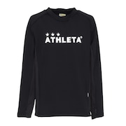 (キッズ)サッカー フットサルウェア ジュニア グリッド起毛TRシャツ 4160J BLK