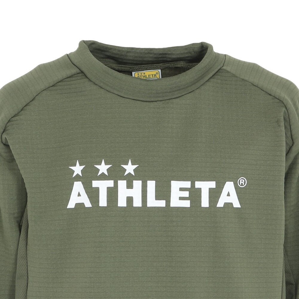 アスレタ（ATHLETA）（キッズ）サッカー フットサルウェア ジュニア グリッド起毛TRシャツ 4160J KHA