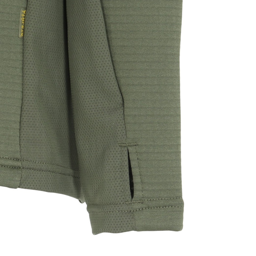 アスレタ（ATHLETA）（キッズ）サッカー フットサルウェア ジュニア グリッド起毛TRシャツ 4160J KHA