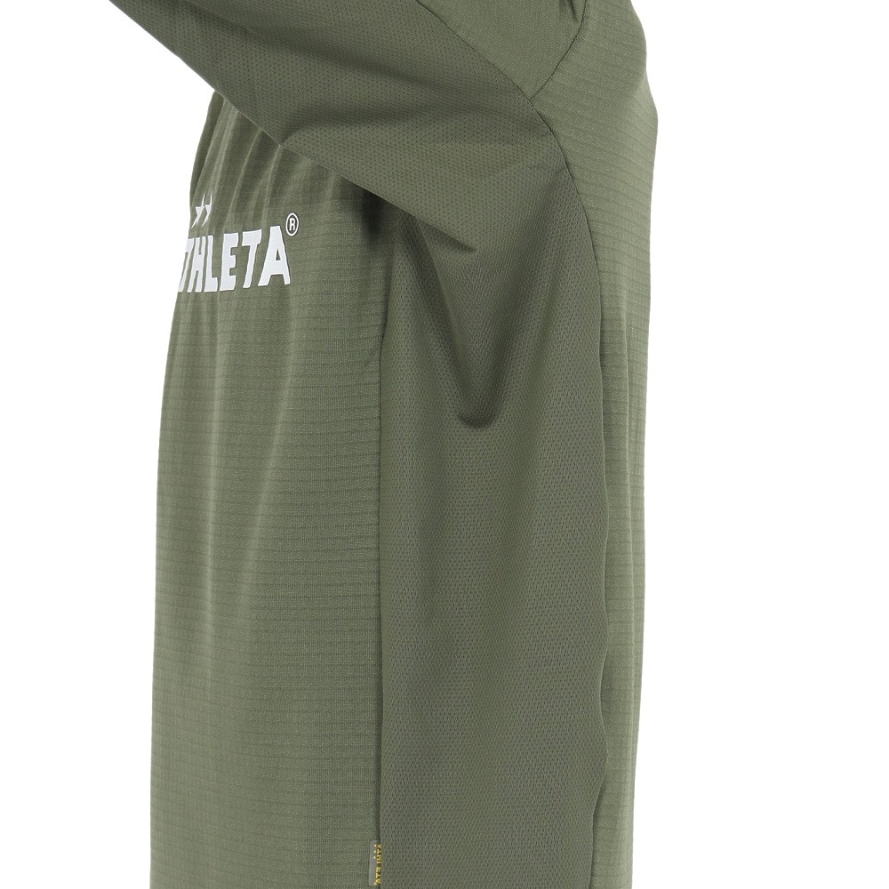 アスレタ（ATHLETA）（キッズ）サッカー フットサルウェア ジュニア グリッド起毛TRシャツ 4160J KHA