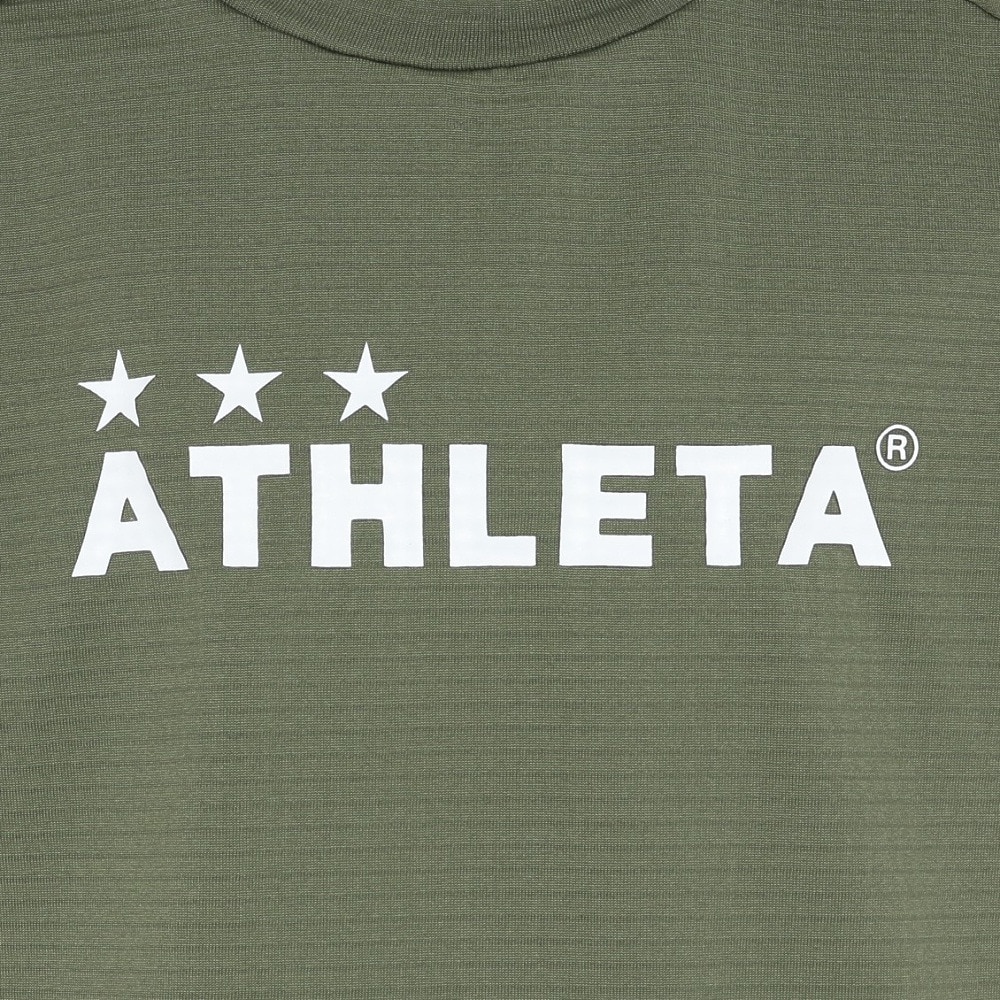 アスレタ（ATHLETA）（キッズ）サッカー フットサルウェア ジュニア グリッド起毛TRシャツ 4160J KHA