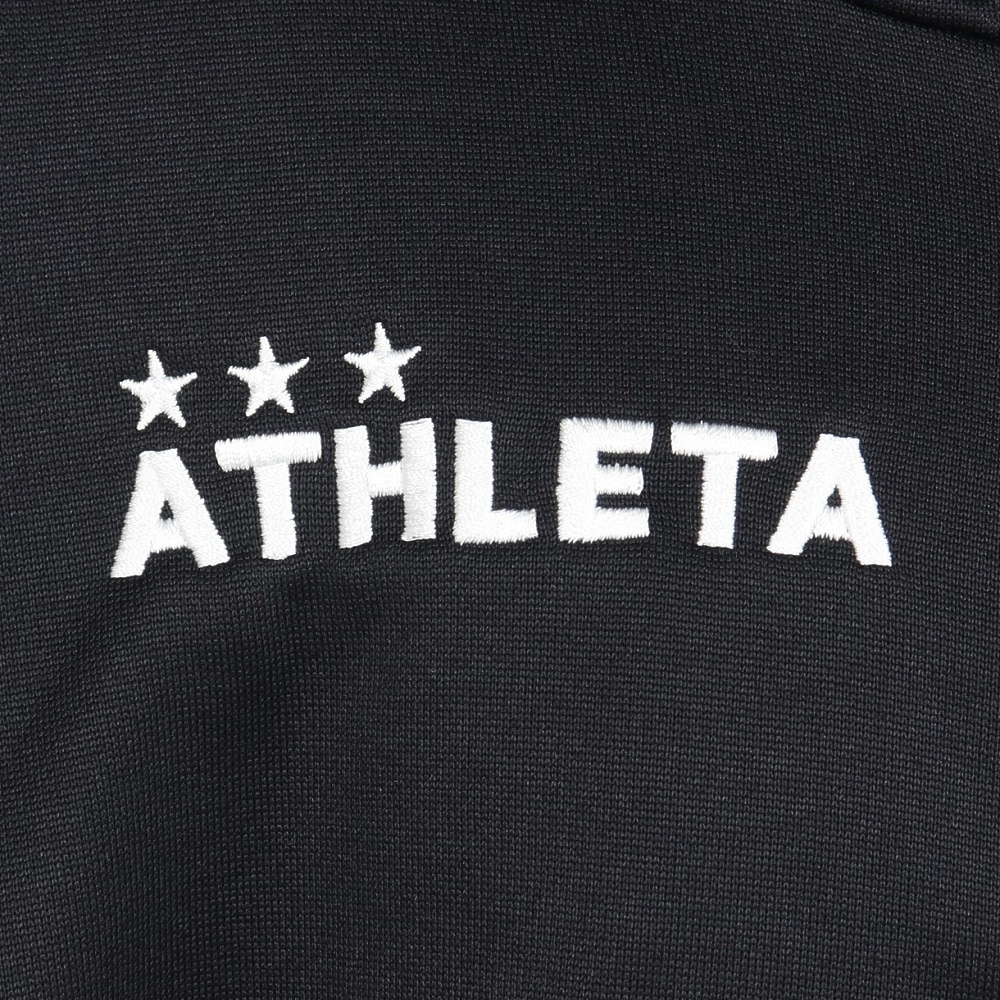 アスレタ（ATHLETA）（キッズ）サッカー フットサルウェア ジュニア 裏毛スウェット ジップパーカー XE-457J BLK