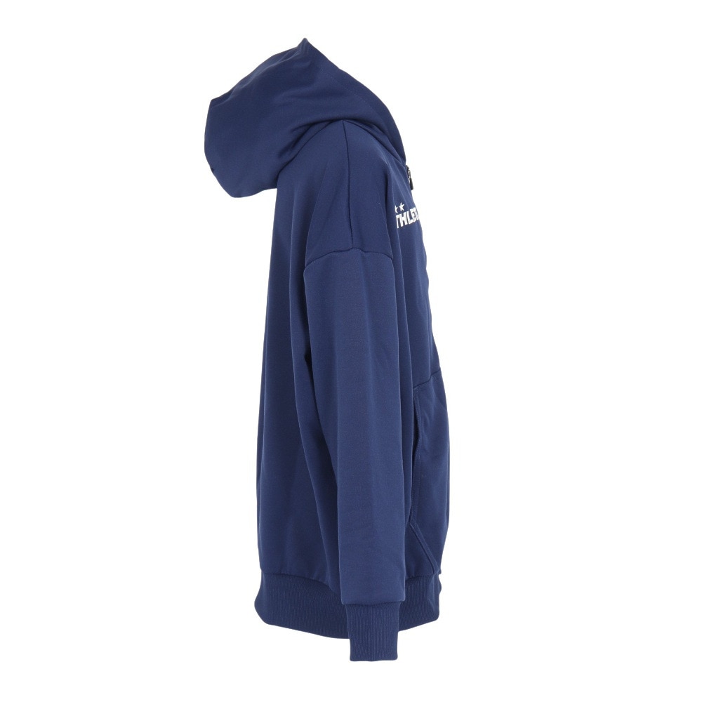 アスレタ（ATHLETA）（キッズ）サッカー フットサルウェア ジュニア 裏毛スウェット ジップパーカー XE-457J NVY
