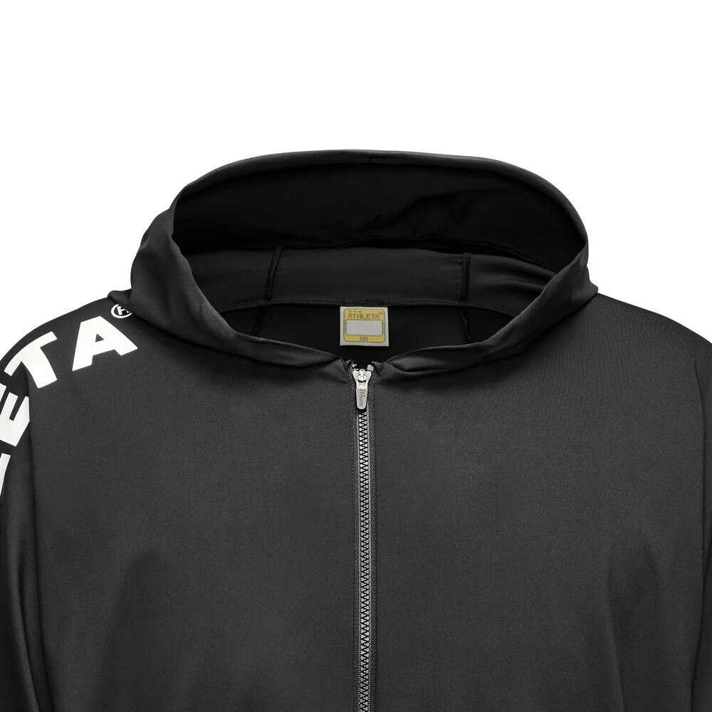 アスレタ（ATHLETA）（キッズ）サッカー フットサルウェア ジュニア プラクール ジップパーカー 3393J BLK