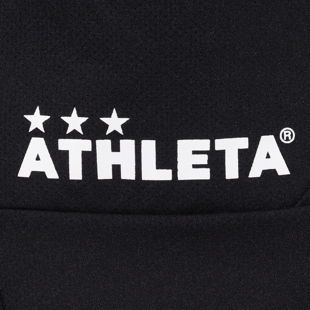 アスレタ（ATHLETA）（キッズ）サッカー フットサルウェア ジュニア ジュニア カラー杢 スウェットハーフパンツ 3362J BLK 速乾