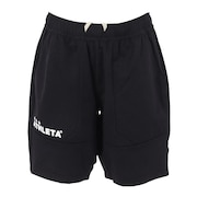 アスレタ（ATHLETA）（キッズ）サッカー フットサルウェア ジュニア ジュニア カラー杢 スウェットハーフパンツ 3362J BLK