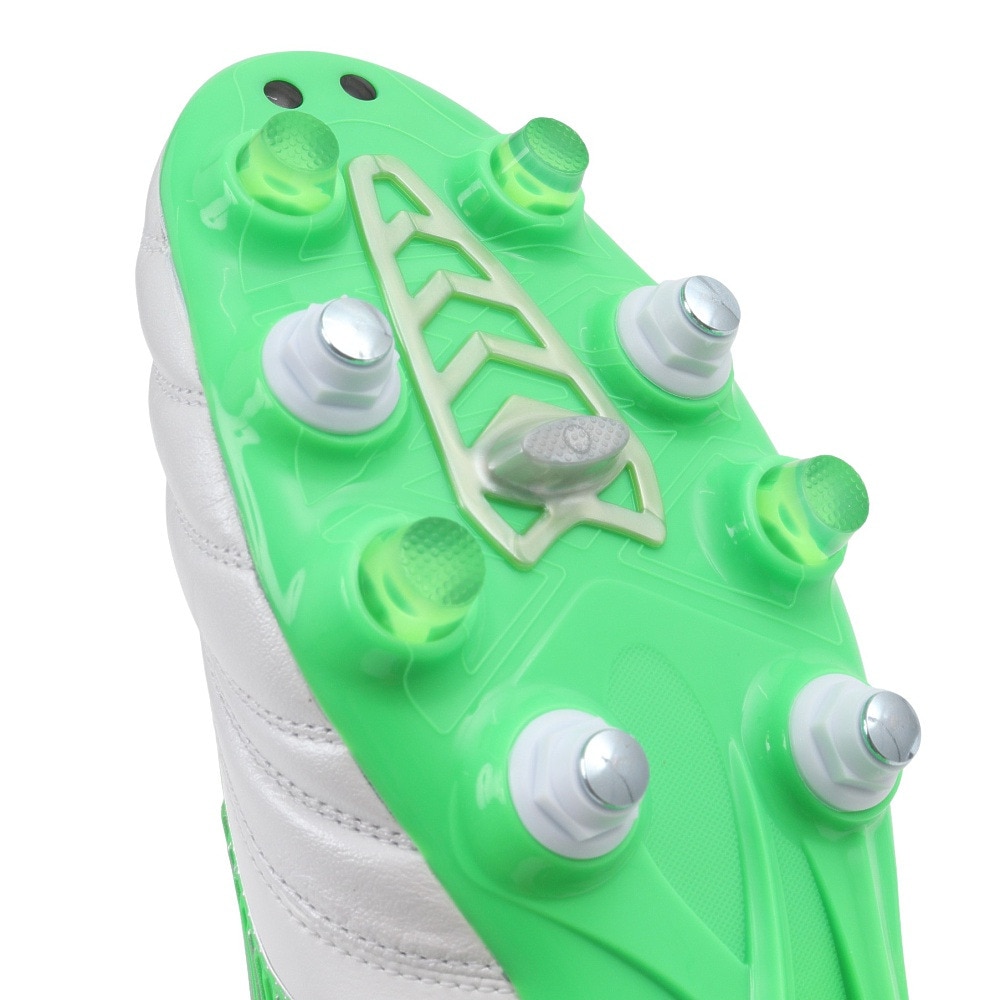 ミズノ（MIZUNO）（メンズ、レディース）サッカースパイク 土 天然芝 人工芝用 モレリアネオ 4 JAPAN MIX 緑 P1GC253037 お一人様一点まで