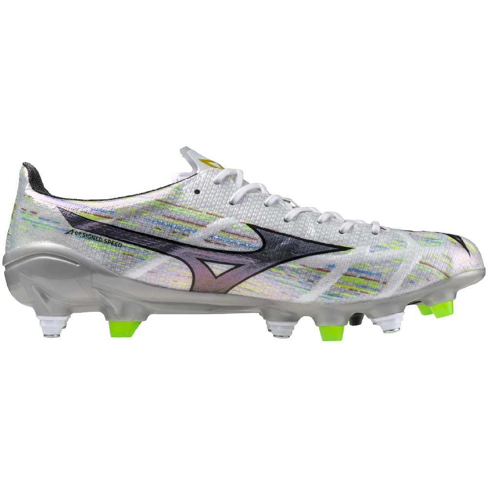 ミズノ（MIZUNO）（メンズ、レディース）サッカースパイク 天然芝/土/人工芝グラウンド用 サッカーシューズ ミズノアルファII JAPAN MIX 取替式 P1GC256109 お一人様一点まで