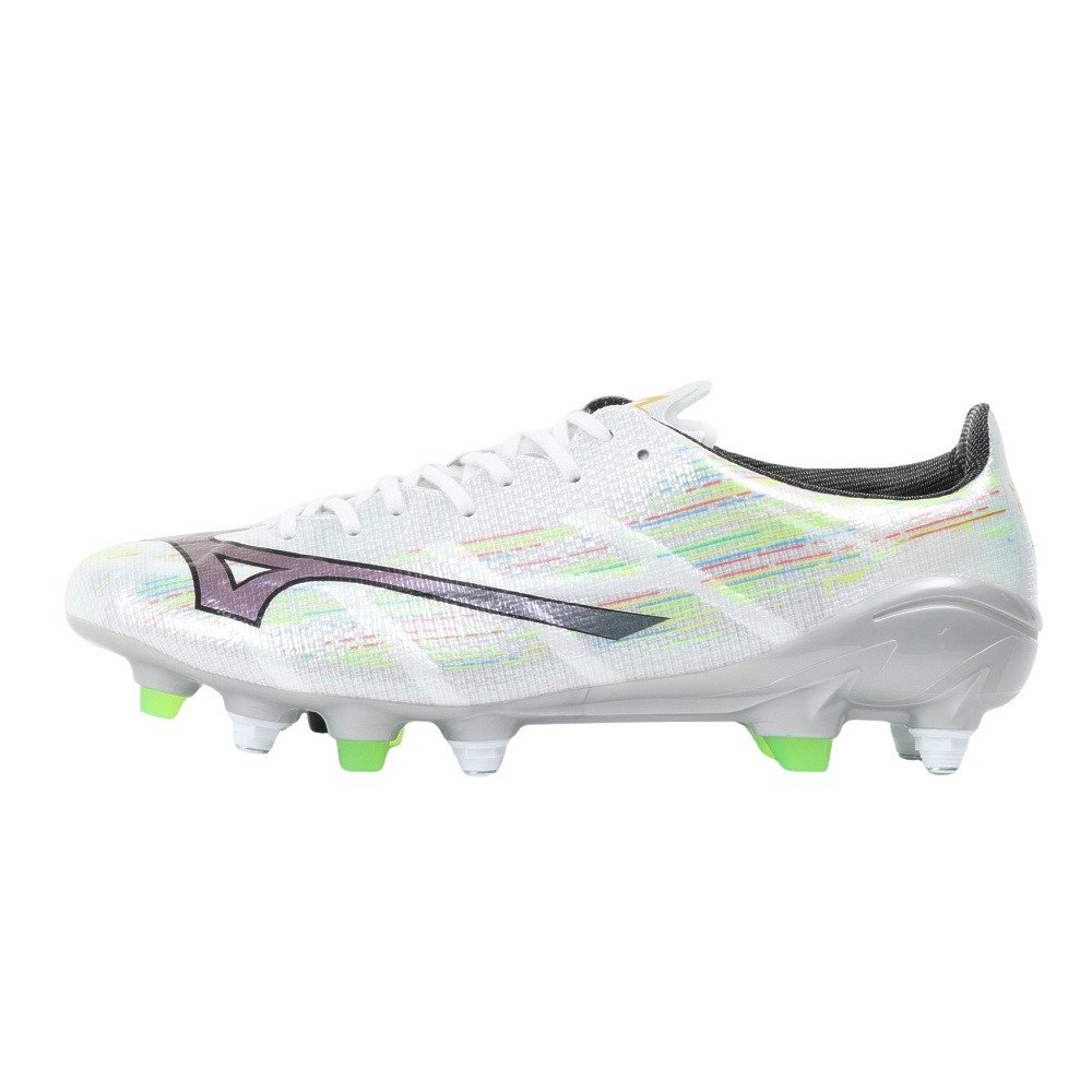 ミズノ（MIZUNO）（メンズ、レディース）サッカースパイク 天然芝/土/人工芝グラウンド用 サッカーシューズ ミズノアルファII JAPAN MIX 取替式 P1GC256109 お一人様一点まで