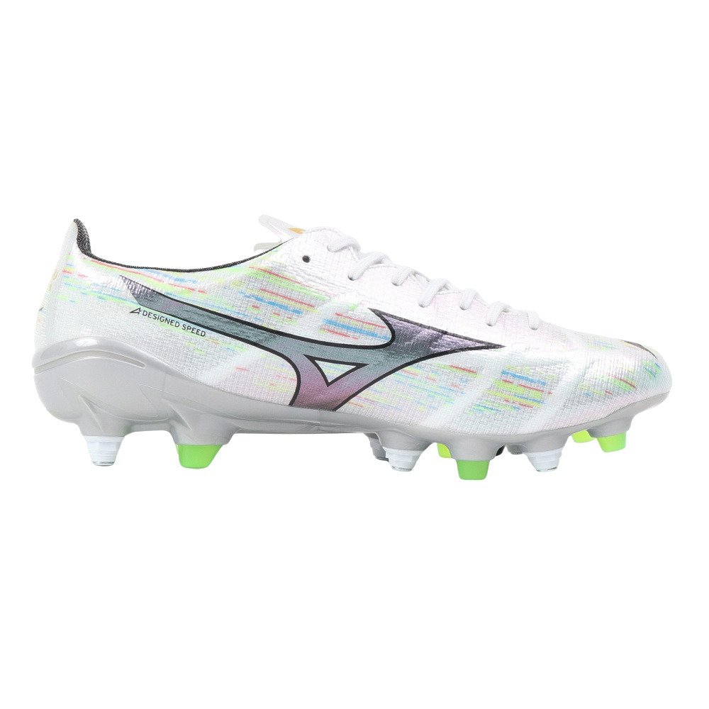 ミズノ（MIZUNO）（メンズ、レディース）サッカースパイク 天然芝/土/人工芝グラウンド用 サッカーシューズ ミズノアルファII JAPAN MIX 取替式 P1GC256109 お一人様一点まで