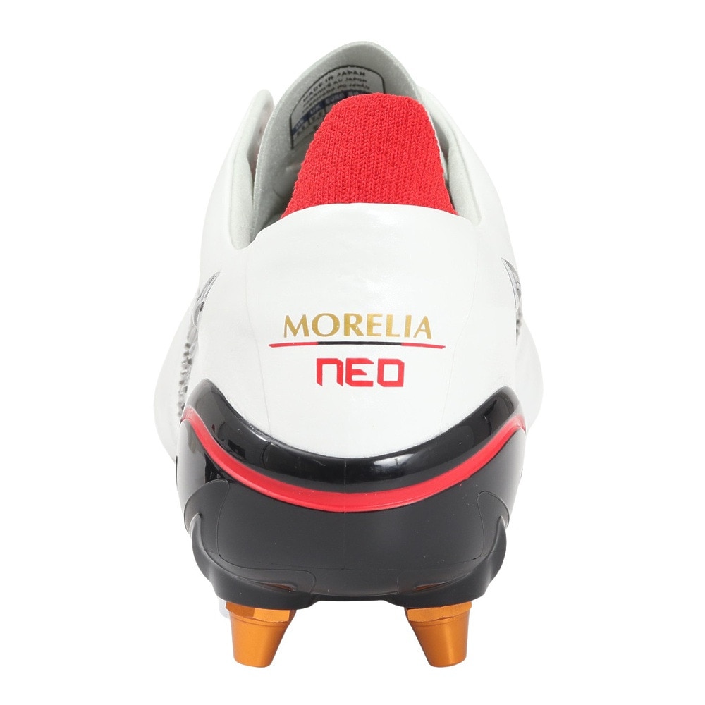 ミズノ（MIZUNO）（メンズ、レディース）サッカースパイク 天然芝 土 人工芝グラウンド用 サッカーシューズ モレリアネオ 4 JAPAN MIX お一人様一点まで P1GC253009