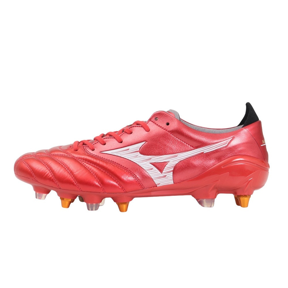 ミズノ（MIZUNO）（メンズ、レディース）サッカースパイク 天然芝 土 人工芝グラウンド用 サッカーシューズ モレリアネオ 4 JAPAN MIX お一人様一点まで P1GC253060