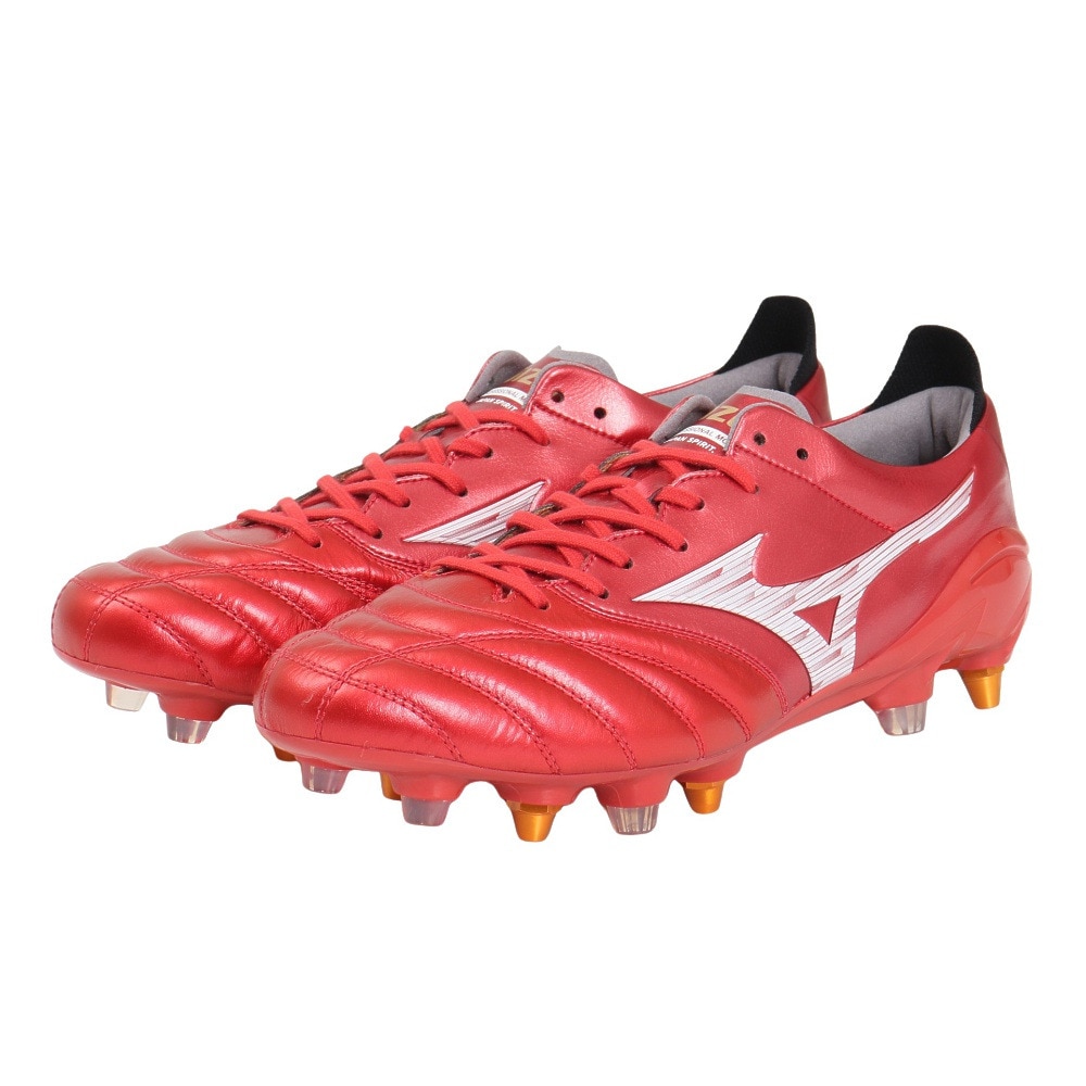 ミズノ（MIZUNO）（メンズ、レディース）サッカースパイク 天然芝 土 人工芝グラウンド用 サッカーシューズ モレリアネオ 4 JAPAN MIX お一人様一点まで P1GC253060