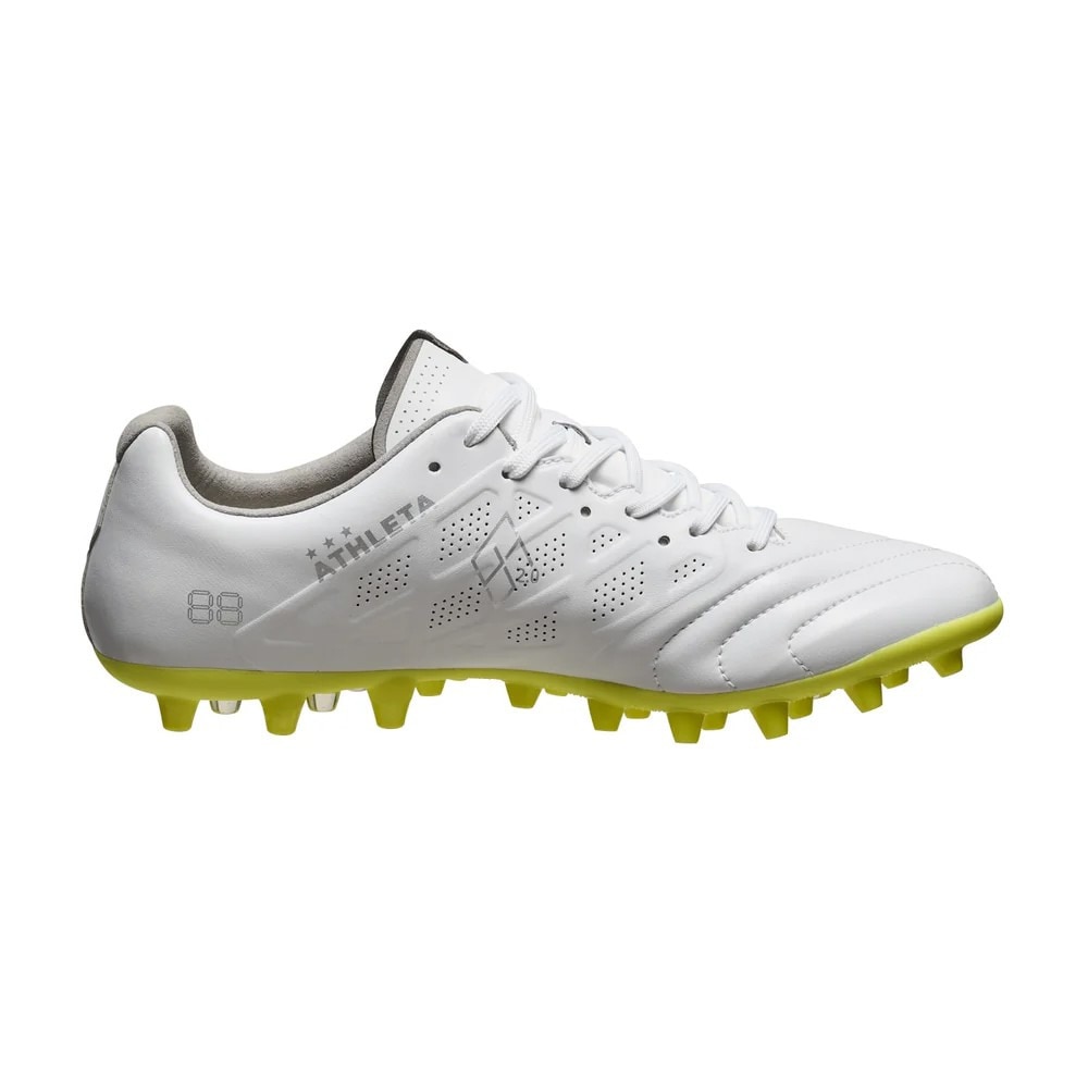 アスレタ（ATHLETA）（メンズ、レディース）サッカースパイク 天然芝・人工芝・土グラウンド用 ファズ MG 10026 WHT